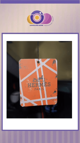 فواحة سيارات عطرية مع تصميمك الخاص