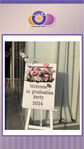 استاند استقبال للخريجات مقاس 70