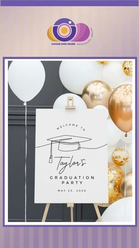 استاند استقبال للخريجات مقاس 70