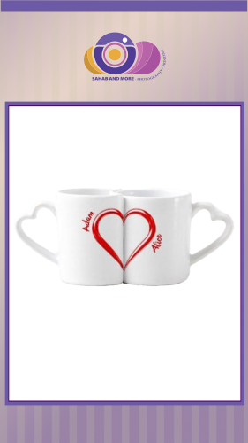 كوب العشاق بتصميمك الخاص