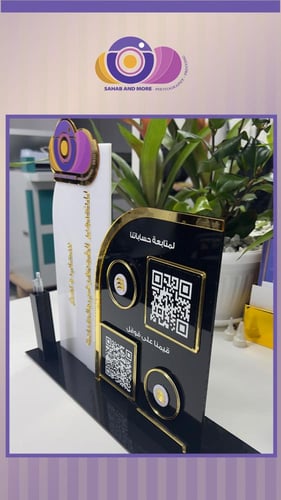 ستاند مكتب اكريلك