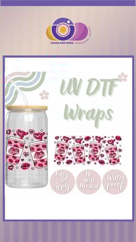 ستيكر UV DTF ربع متر