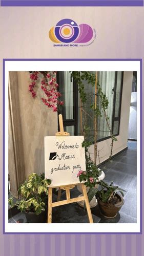 استاند استقبال للخريجات مقاس 70