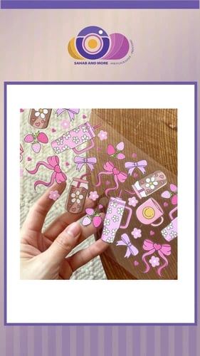 ستيكرات DTF شيت نصف متر