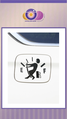 ستيكرات سيارة تعبئة بنزين