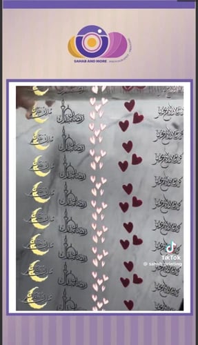 ستيكرات DTF شيت نصف متر