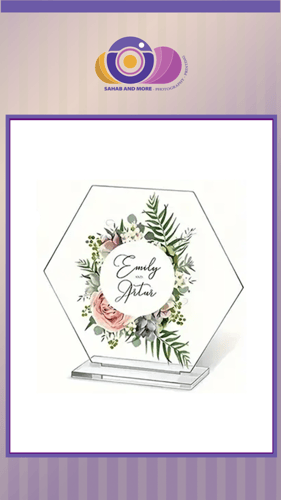 اكريلك مع طباعة A3