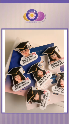 بروش اكريلك بالاسم والصورة