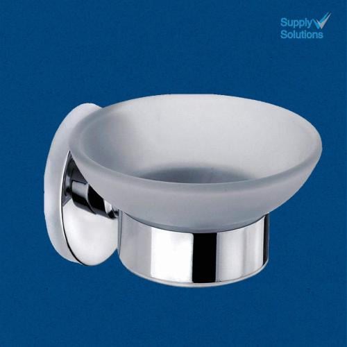 Luxury hotel soap holder wall-mounted - shiny chro...