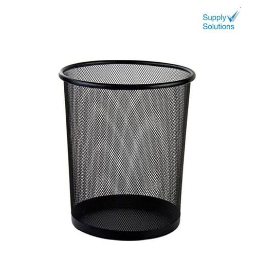 Hotel mesh trash bin made of reinforced metal (bla...