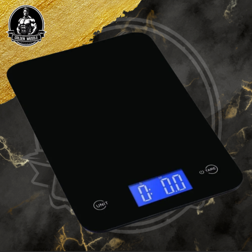 ميزان أكل إلكتروني زجاجي اسود Leaone 5KG