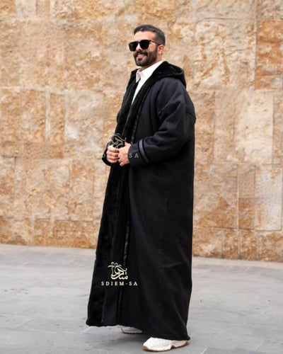 فروات صوف شتوية رجالية تصميم كلاسيكي فاخر