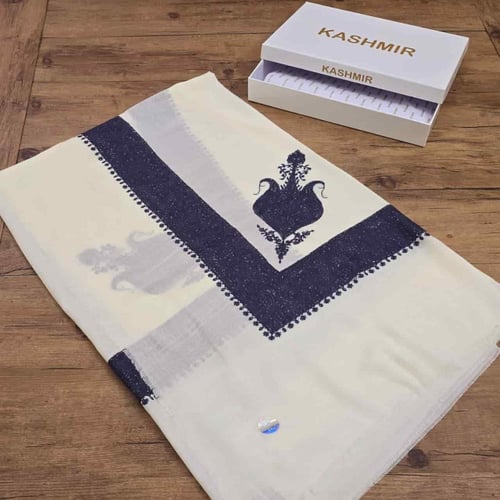 غتر كشميري شتويه صوف بنقشات متنوعه