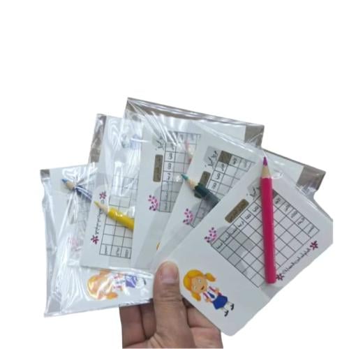 توزيعات تلوين وتركيب للاطفال (60 قطعه) لليوم الوطن...