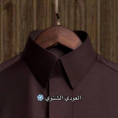 قماش عودي شتوي رجالي - تصميم ساده بنقش خفيف