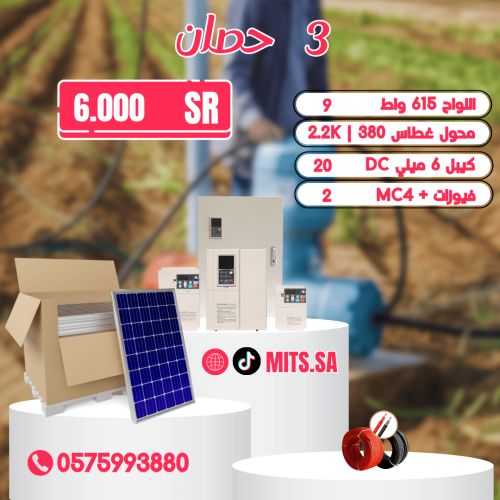 منظومة تشغل غطاس 3 حصان