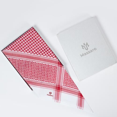 شماغ مسارو Massaro كلاسيك فاتح