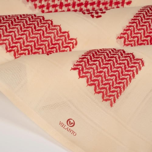 شماغ فلانتو احمر بيج مميز