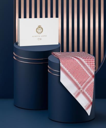 شماغ جينيفا ليونز أحمر اليت 26