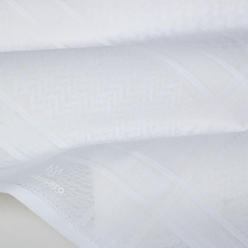 شماغ مسارو Massaro الابيض كلاسيك