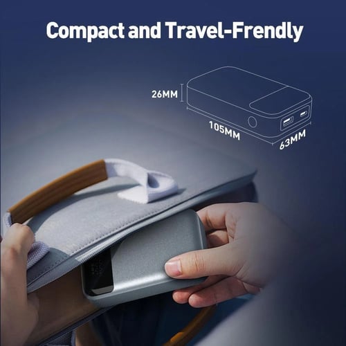 بطارية JODA بسعة 10000 ملي امبير بقوة 33 واط بي دي...