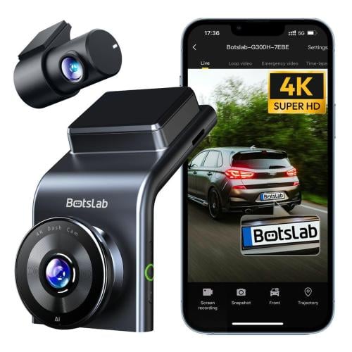 بوتسلاب - داش كام تصوير 4K أمامي مع كاميرا خلفية م...