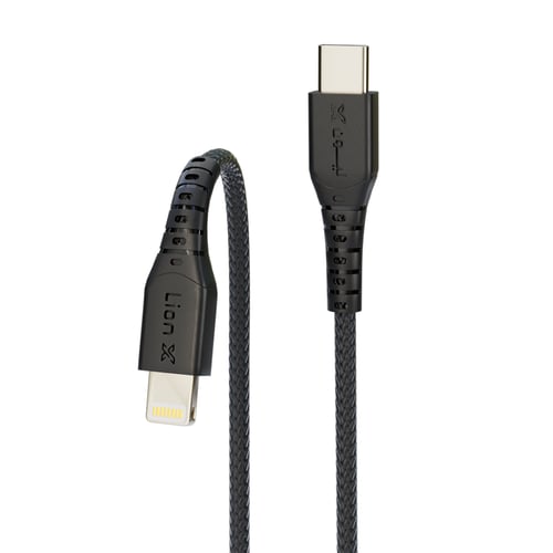 كيبل ليون اكس ايفون PD قماش 1 متر