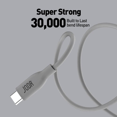 سلك JODA سيليكون تايب سي الى تايب سي بقوة 60 واط ب...