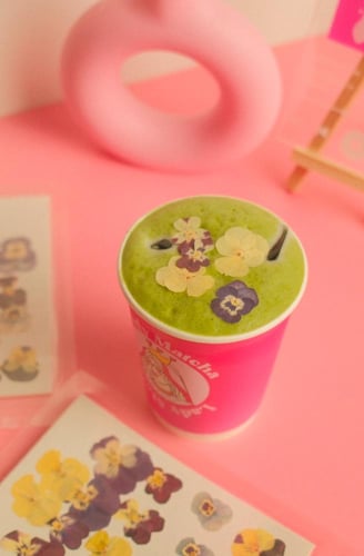 ورود طبيعيه لتزيين الماتشا"صغير"