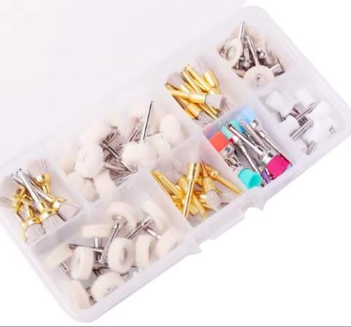 أدوات تلميع الأسنان 100 قطعة