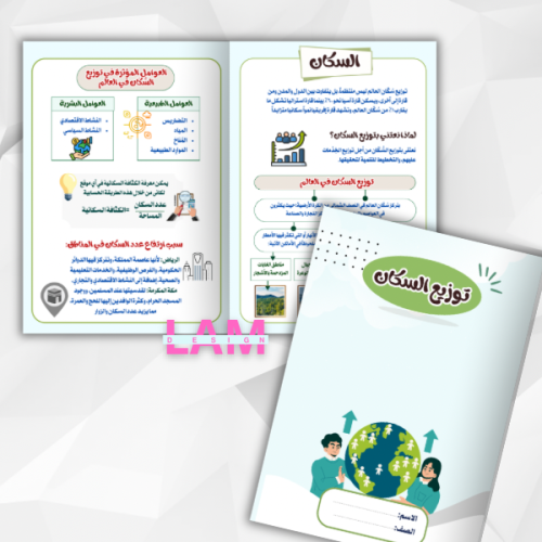مطوية توزيع السكان