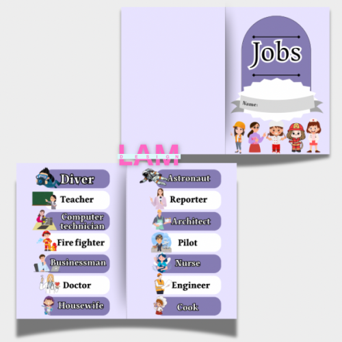 مطوية الوحدة 6 :jobs