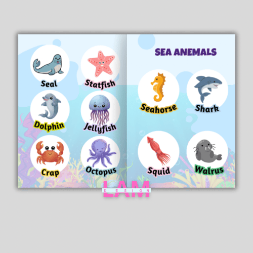 مطوية الوحدة 2 : Sea Animals