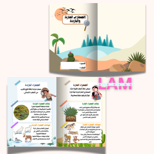 مطوية الصحاري الحارة والباردة