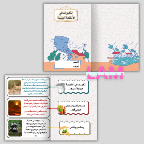 مطوية التغيرات في الانظمة البيئية