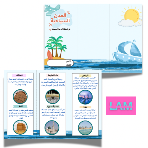 مطوية المدن السياحية في المملكة