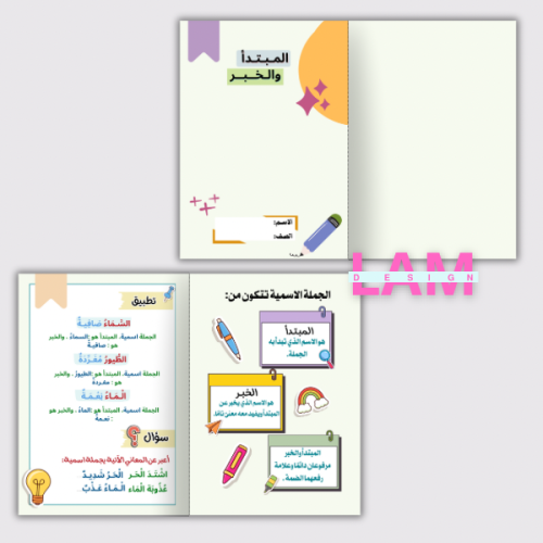 مطوية المبتدأ والخبر