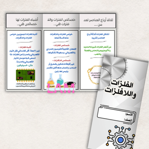 مطويات علوم خامس الترم الثاني