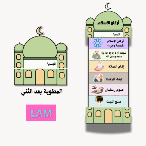 مطوية اركان الاسلام