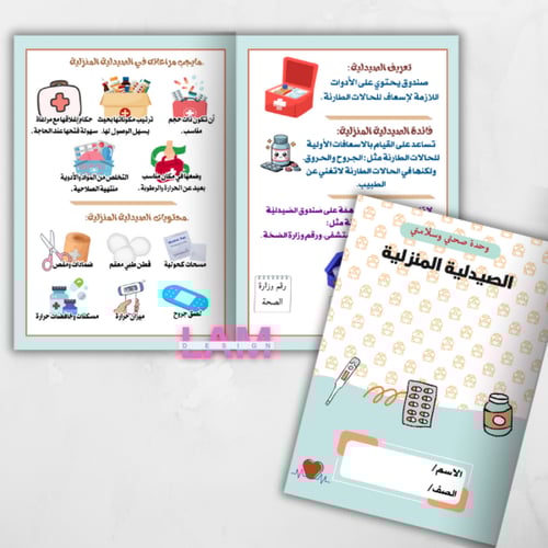 مطويات دروس الأسرية رابع الترم الثاني