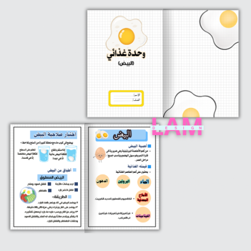 مطوية غذائي(البيض)