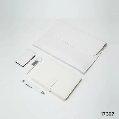 Luxury 5-piece office gift set in pure white