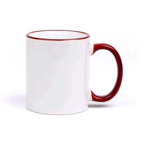 Colorful ceramic cups 330 ml oud-colored