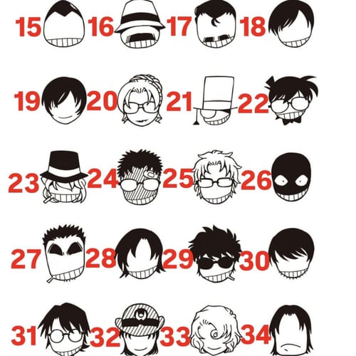 ميدالية شخصيات كونان