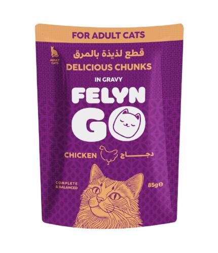 فيلاين قو اظرف طعام كامل رطب دجاج بالمرق 85 جرام