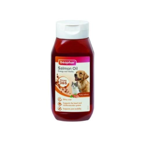 بيفار زيت السالمون مكمل طبيعي للقطط و الكلاب 430 م...