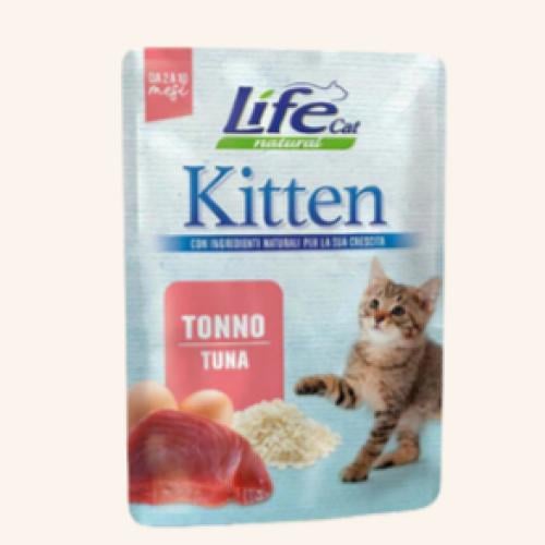 لايف كات اظرف تونا للقطط الصغيرة 70 جرام