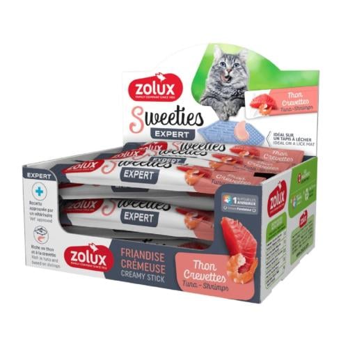 زولكس سويتيز مكافأت تونا و جمبري للقطط 14 جرام