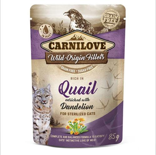 كارنيلوف اظرف طعام رطب سمان مع الهندباء 85 جرام لل...