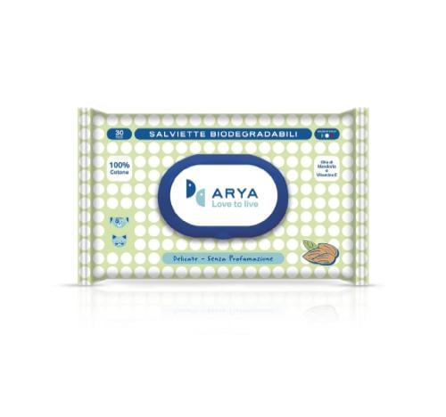 اريا مناديل رطبة من القطن بدون رائحة 30×20 سم 30 ق...